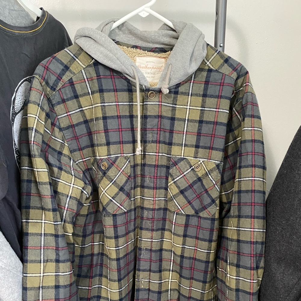 Weatherproof Sherpa lined flannel